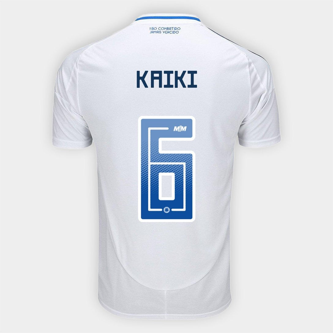 Camisa Adidas Cruzeiro 2025/26 II KAIKI N° 6 - vista frontal