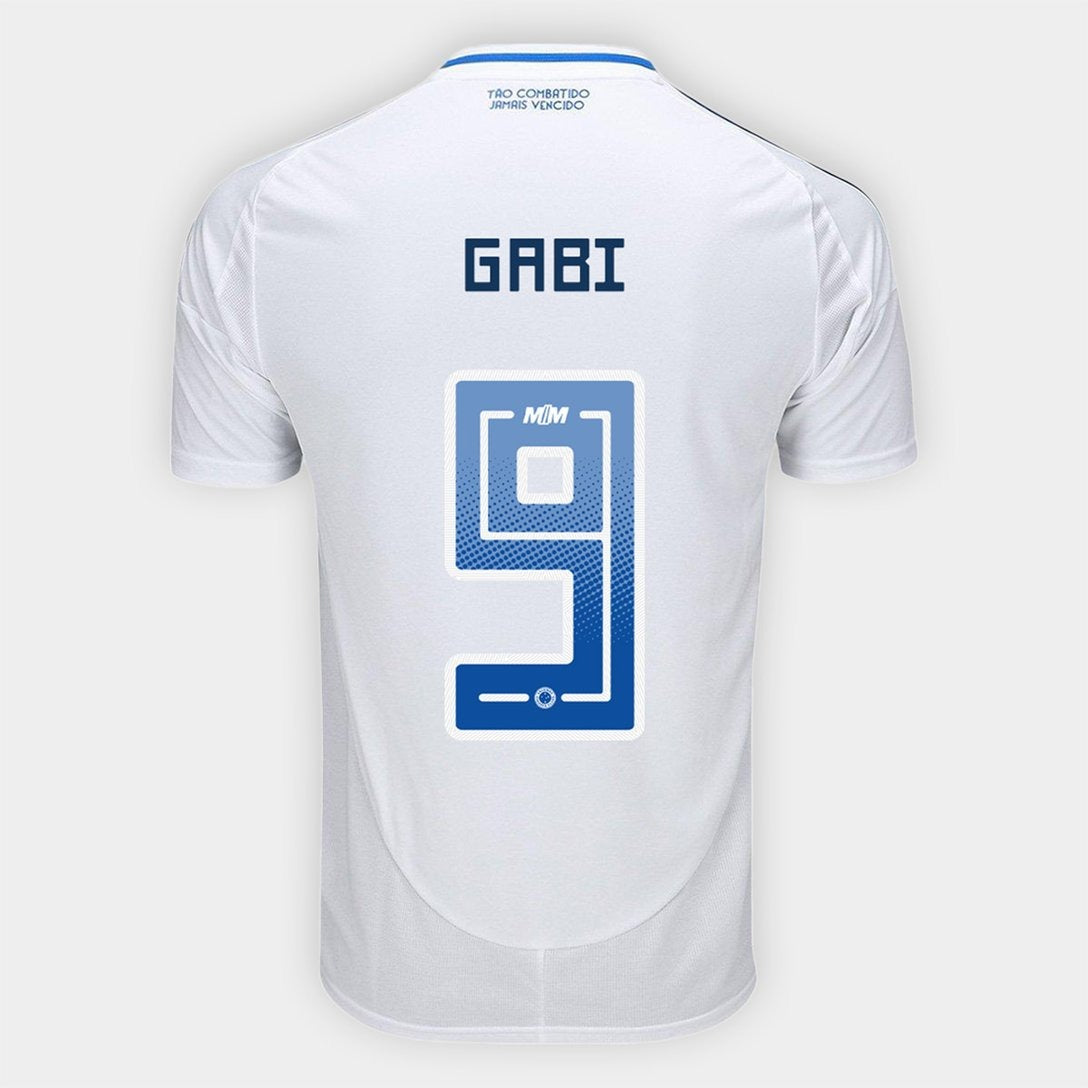 Camisa Adidas Cruzeiro 2025/26 II l. GABI N° 9 - vista frontal