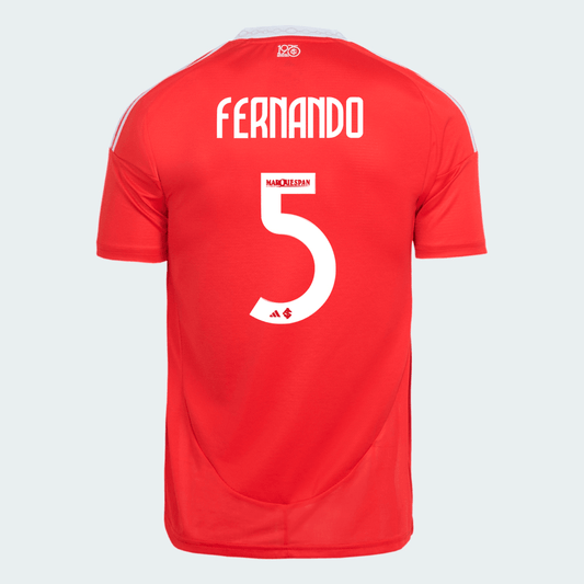 Camisa Adidas Internacional 2025/26 I - Fernando N° 5 - vista frontal