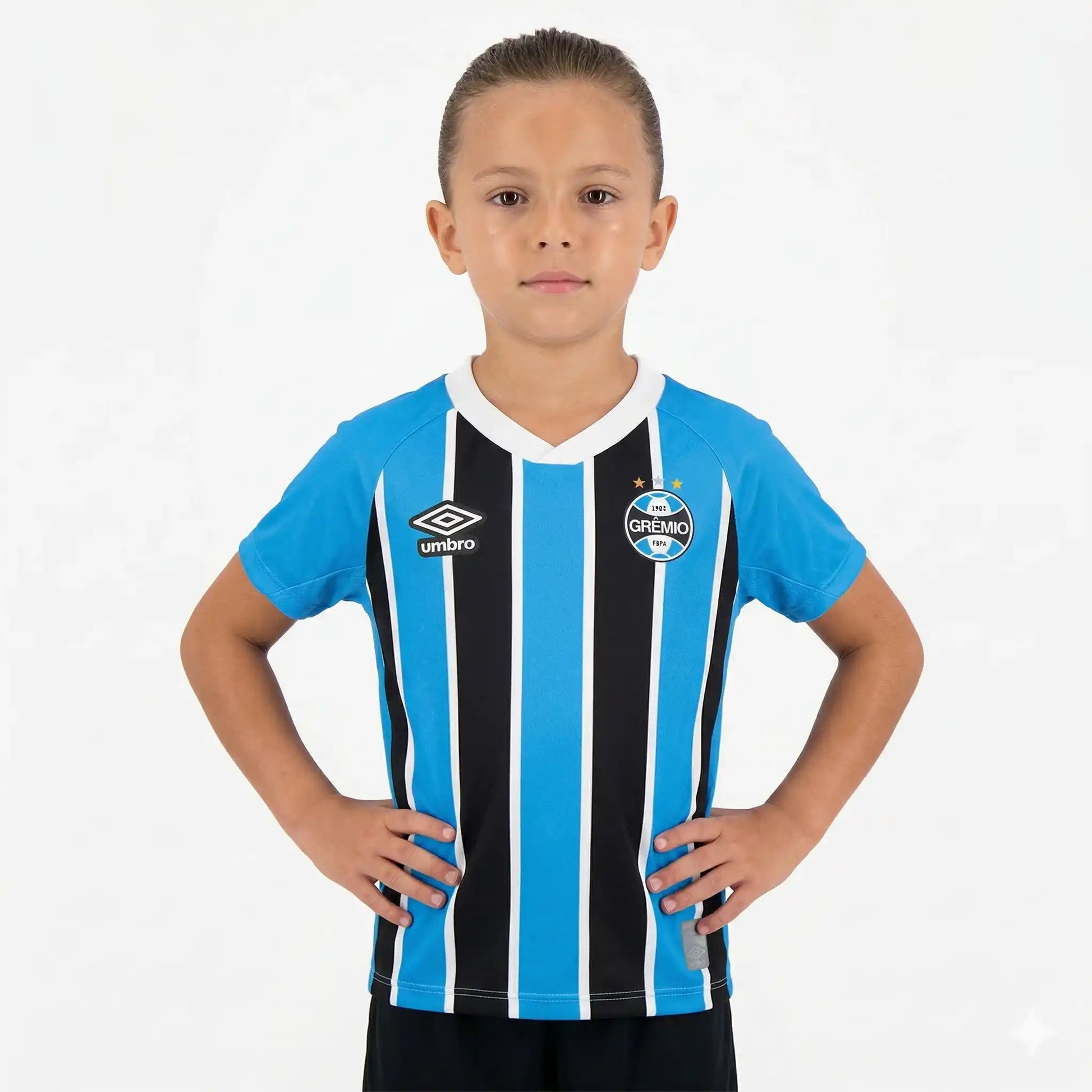 Conjunto Infantil Gremio 2025/26 I - vista frontal