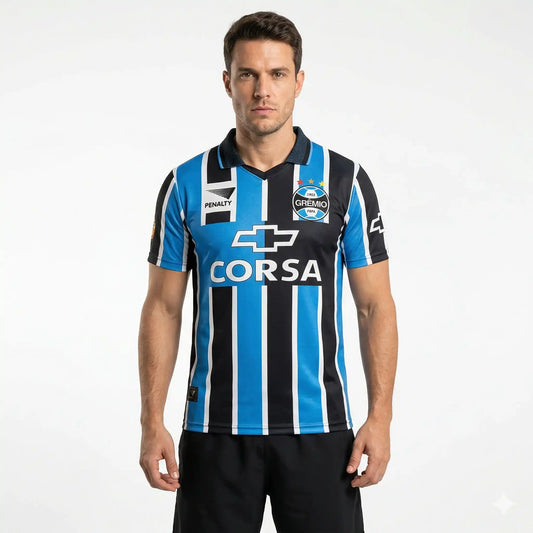 Camisa Gremio 1998 - Versao Retro - vista frontal