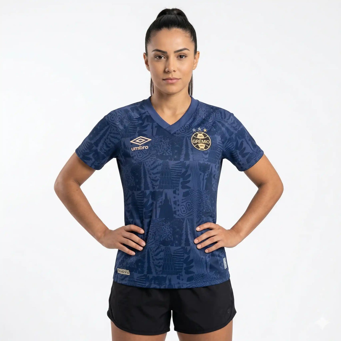Camisa Feminina Gremio Third 2025/26 - vista frontal