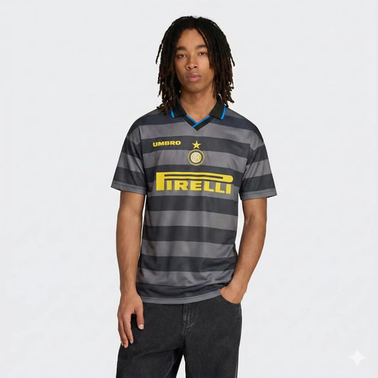 Camisa Inter de Milao Reserva 97/98 - Versao Retro - vista frontal