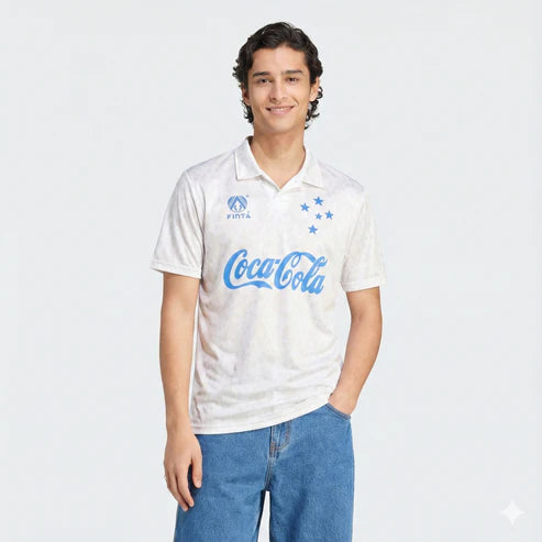 Camisa Retro 1993/94 Away - Cruzeiro - vista frontal