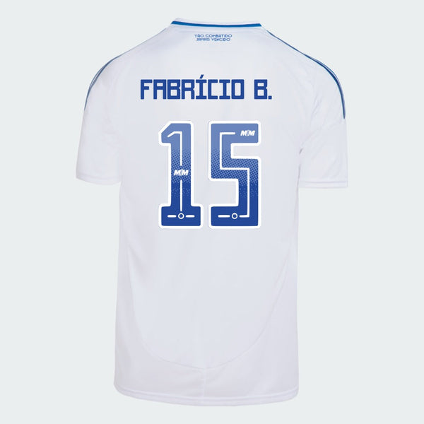 Camisa Adidas Cruzeiro 2025/26 II FABRICIO B. N° 15
