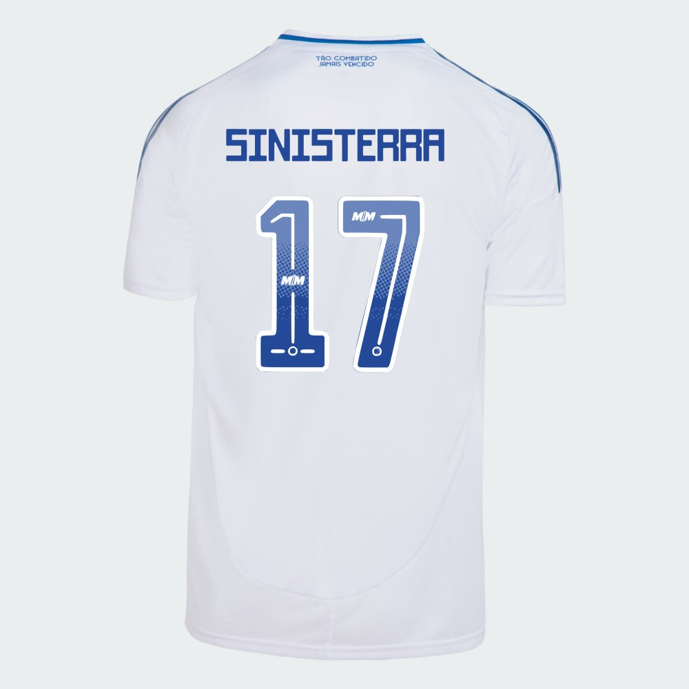Camisa Adidas Cruzeiro 2025/26 II SINISTERRA N° 17 - vista frontal