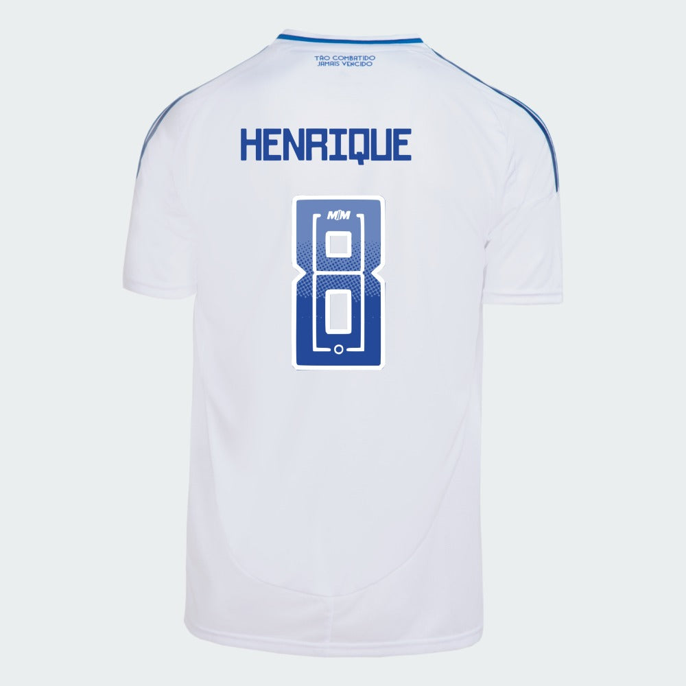 Camisa Adidas Cruzeiro 2025/26 II HENRIQUE N° 8 - vista frontal