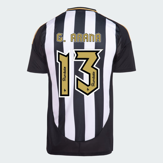 Camisa Adidas Atletico Mineiro 2025/26 I G. ARANA N° 13 - vista frontal