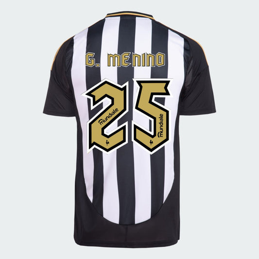 Camisa Adidas Atletico Mineiro 2025/26 I G. MENINO N° 25 - vista frontal