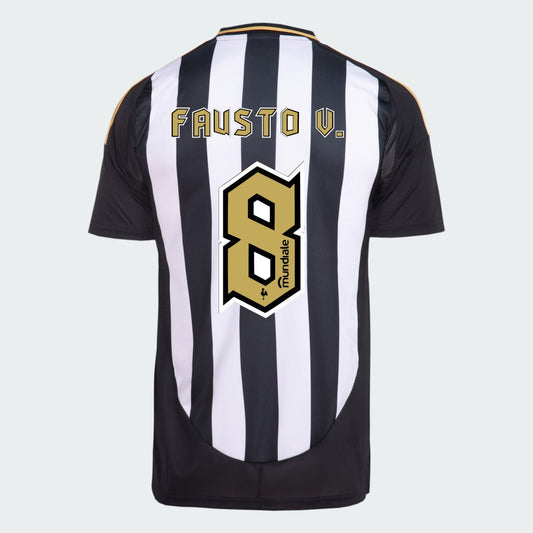 Camisa Adidas Atletico Mineiro 2025/26 I FAUSTO VERA N° 8 - vista frontal