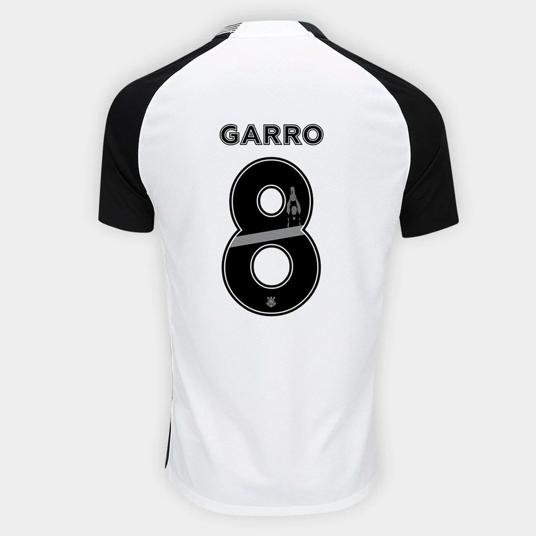 Camisa Nike Corinthians 2025/26 I GARRO N° 8 - vista frontal