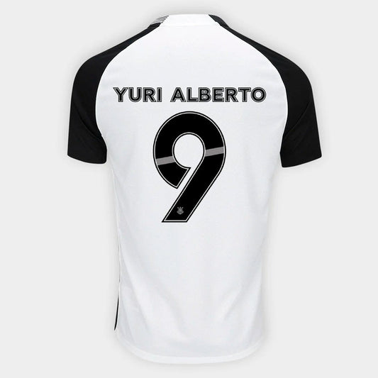 Camisa Corinthians 2025/26 I YURI ALBERTO N° 9 - vista frontal