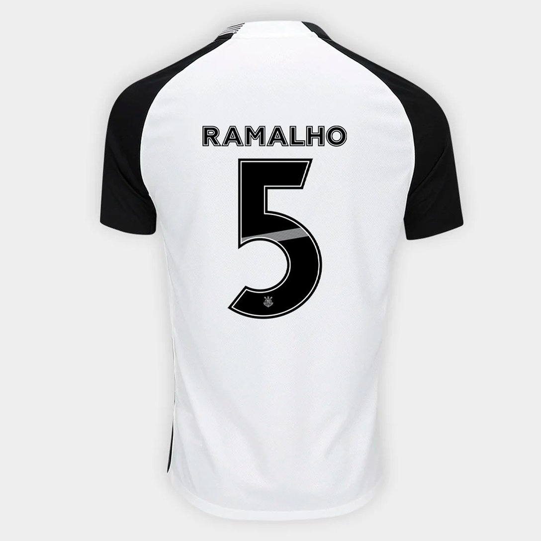 Camisa Corinthians 2025/26 I RAMALHO N° 5 - vista frontal