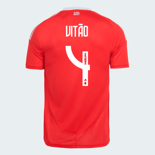 Camisa Adidas Internacional 2025/26 I - Vitao N° 4 - vista frontal