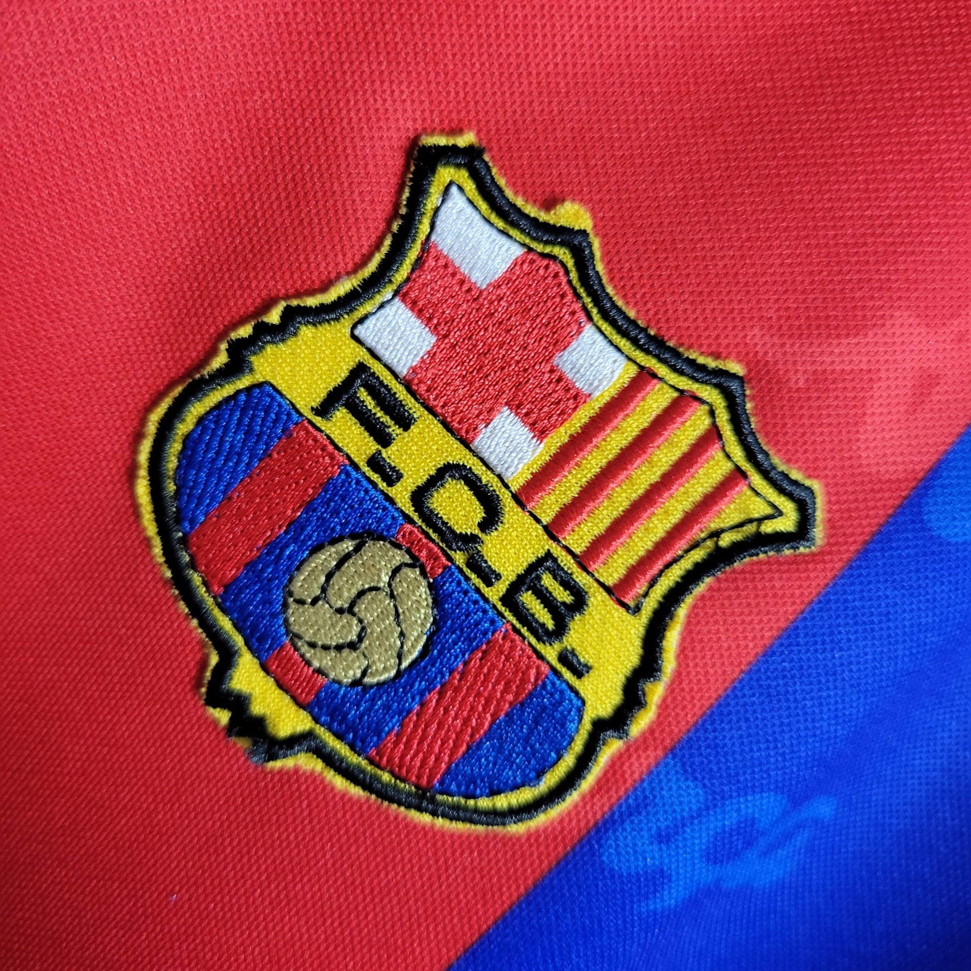 Camisa Barcelona Titular 92/95 - Versao Retro - vista traseira