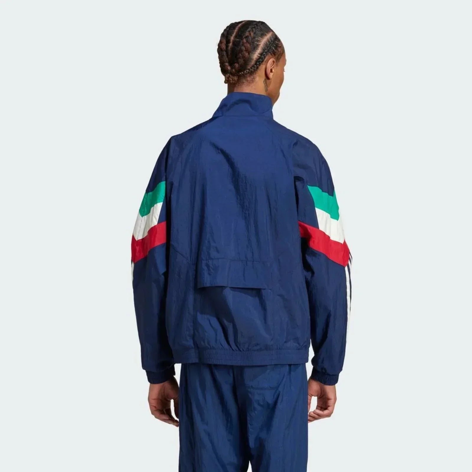 Jaqueta Corta-Vento Adidas Italia - detalhe