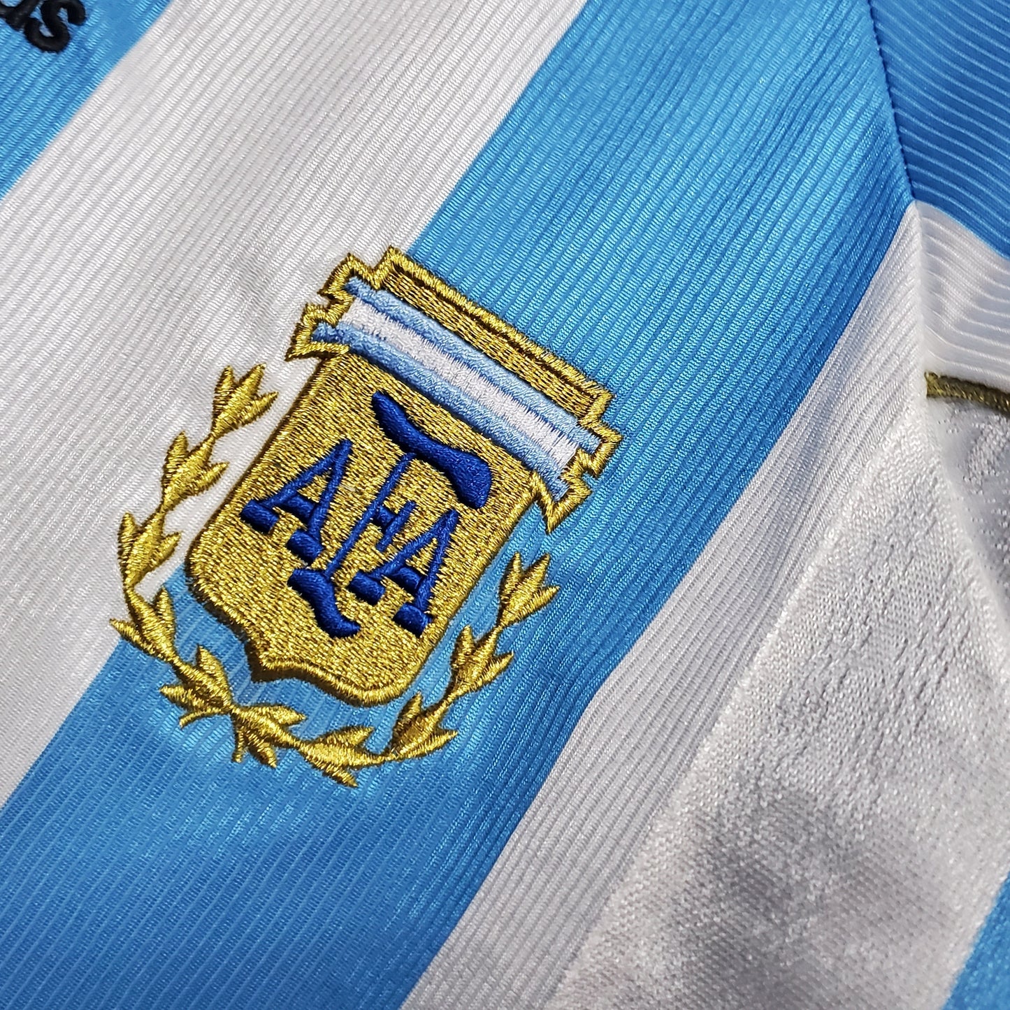 Camisa Argentina Titular 1998 - Versao Retro - vista traseira
