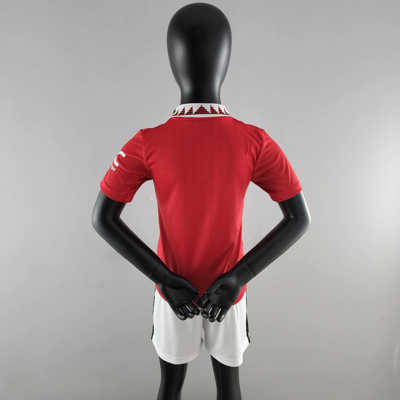 Conjunto Infantil Manchester United 2022/23 - Home