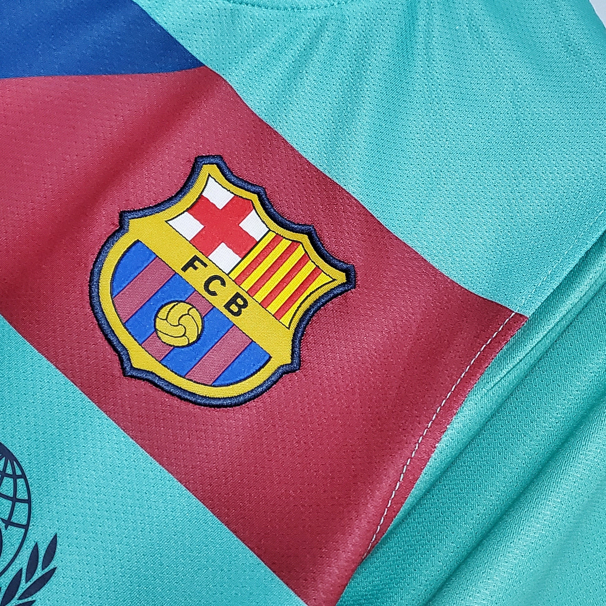Camisa Barcelona Reserva 10/11 - Versao Retro - vista traseira