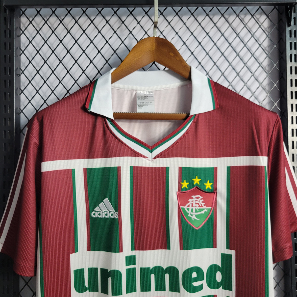 Camisa Fluminense 02/03 - Versao Retro - detalhe