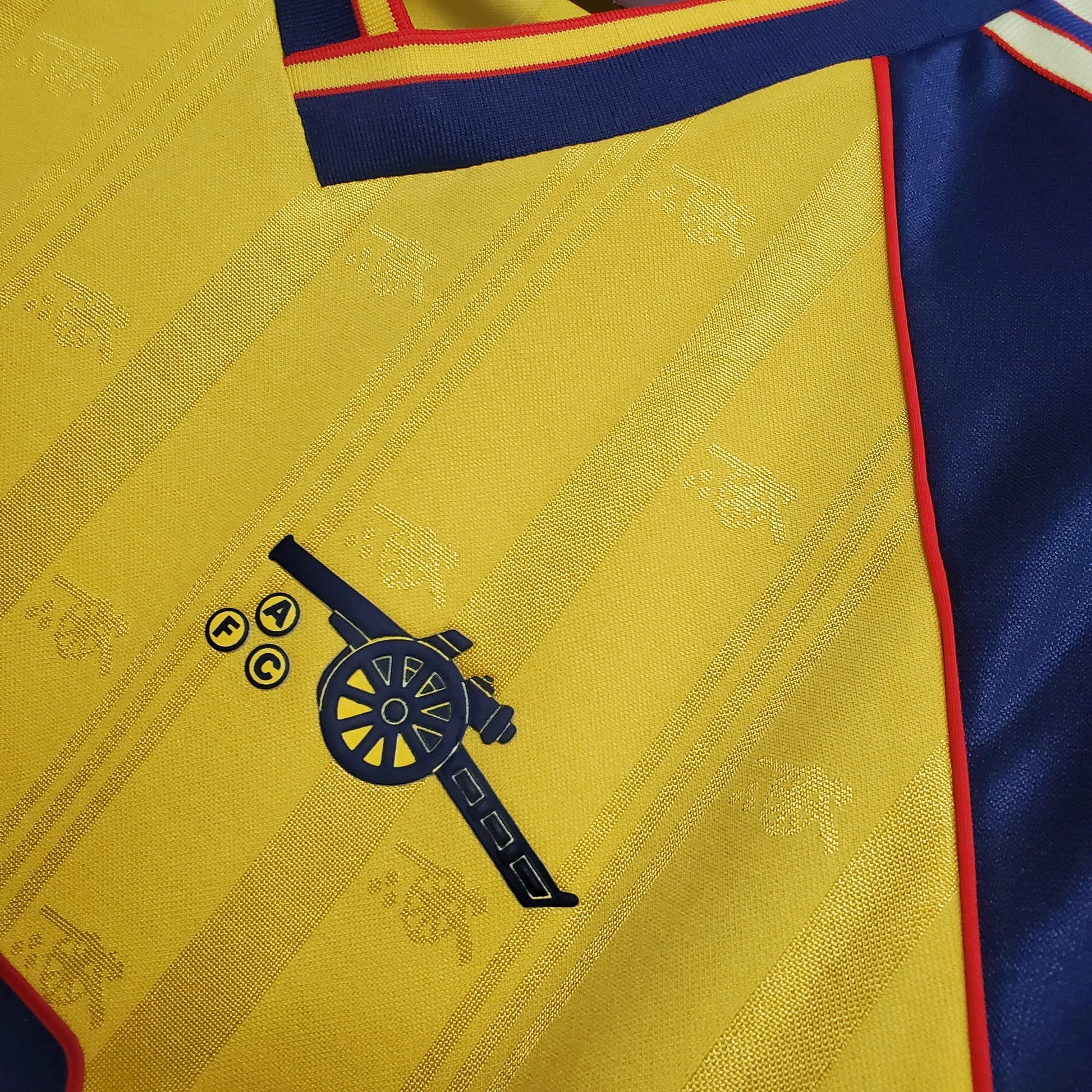 Camisa Arsenal Reserva 88/89 - Versao Retro - vista traseira