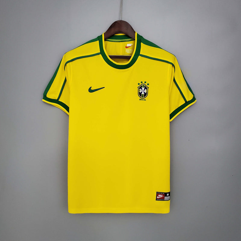 Camisa Retrô Seleção Brasil 1998/98 Home