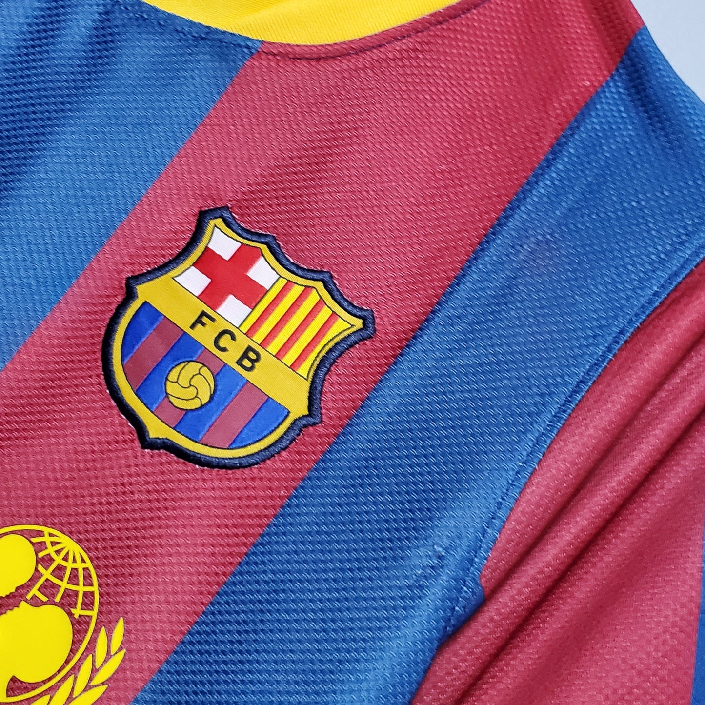 Camisa Barcelona Titular 10/11 - Versao Retro - imagem 5