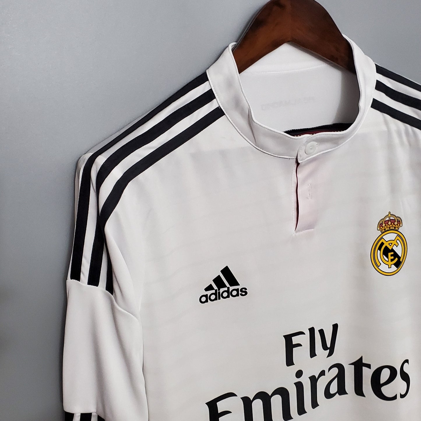 Camisa Real Madrid Titular 14/15 - Versao Retro Manga Longa - imagem 5