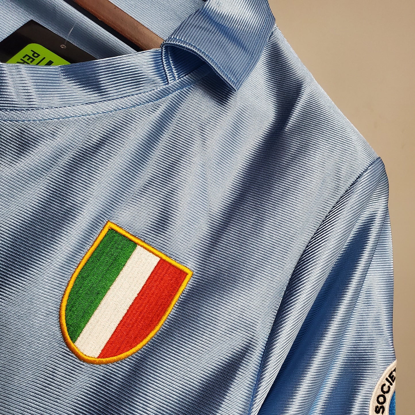 Camisa Napoli Titular 90/91 - Versao Retro - vista traseira