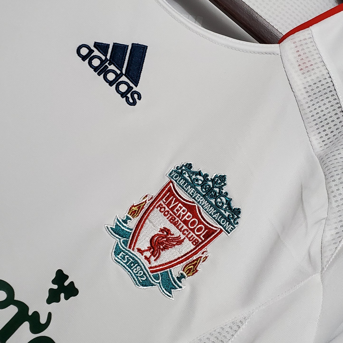 Camisa Liverpool Reserva 06/07 - Versao Retro - vista traseira