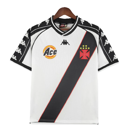 Camisa Vasco 2000 Retro Branca - vista traseira