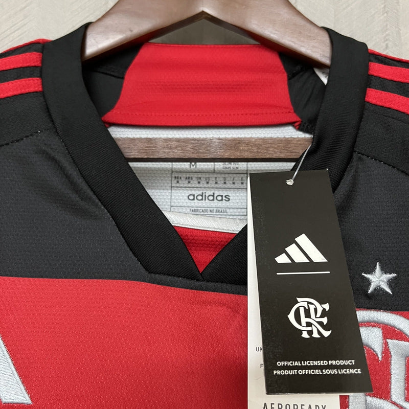 Camisa Flamengo Manga Longa 2024/25 Home