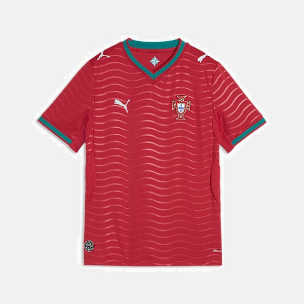 Camisa Portugal Home 2026 Juvenil - vista frontal
