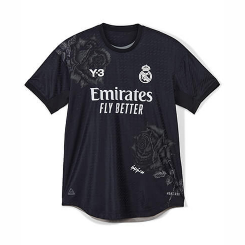 Camisa Real Madrid Y-3 Preta 2024/25 Edição Especial