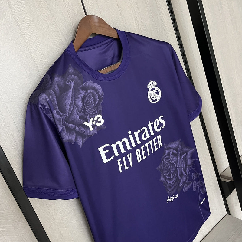 Camisa Real Madrid Y-3 Roxa 2024/25 Edição Especial