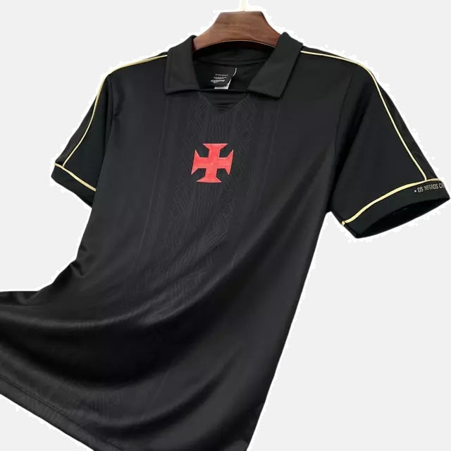 Camisa Vasco Negritude 25/26 - detalhe
