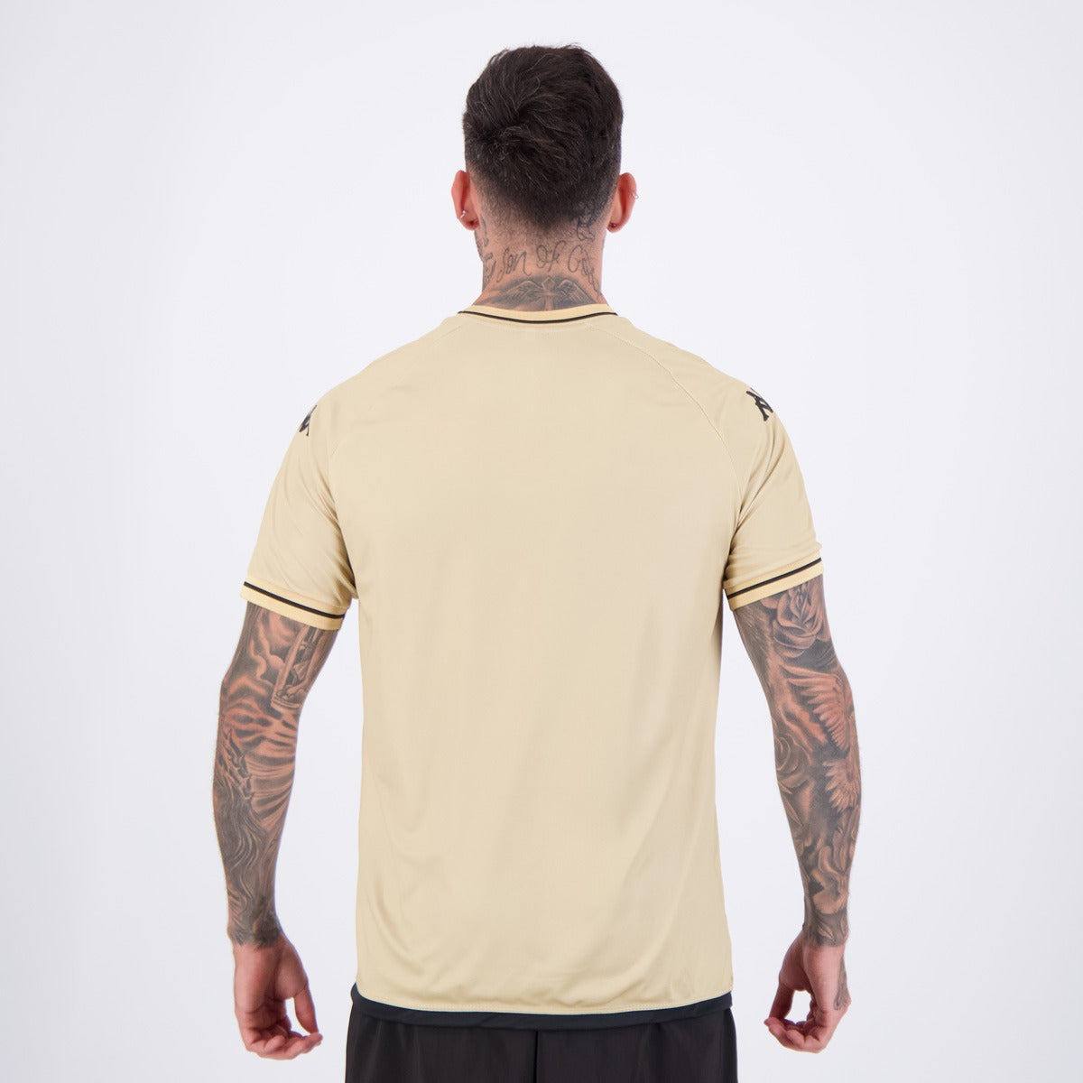 Camisa Kappa Vasco Supporter Shore Dourada