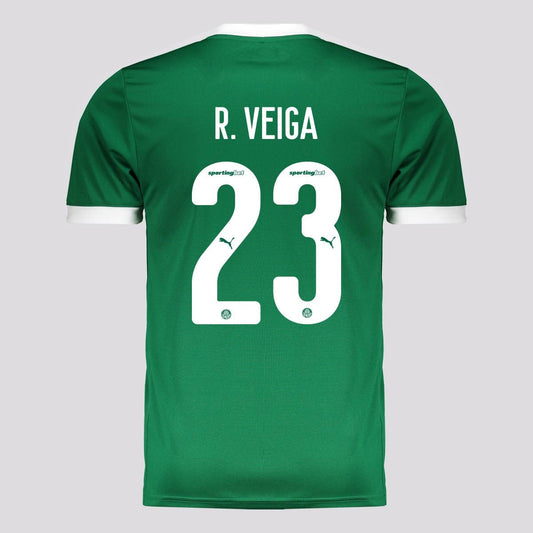 Camisa Puma Palmeiras 2025/26 I - R. VEIGA N° 23 - vista frontal