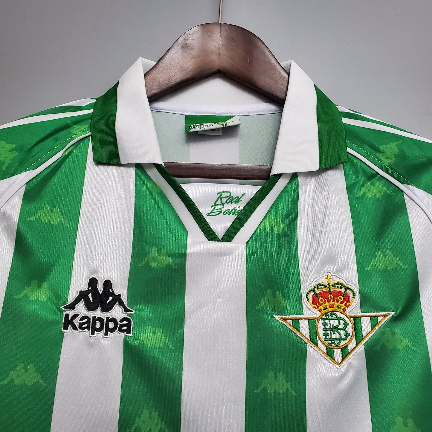 Camisa Real Betis Titular 95/96 - Versao Retro - detalhe