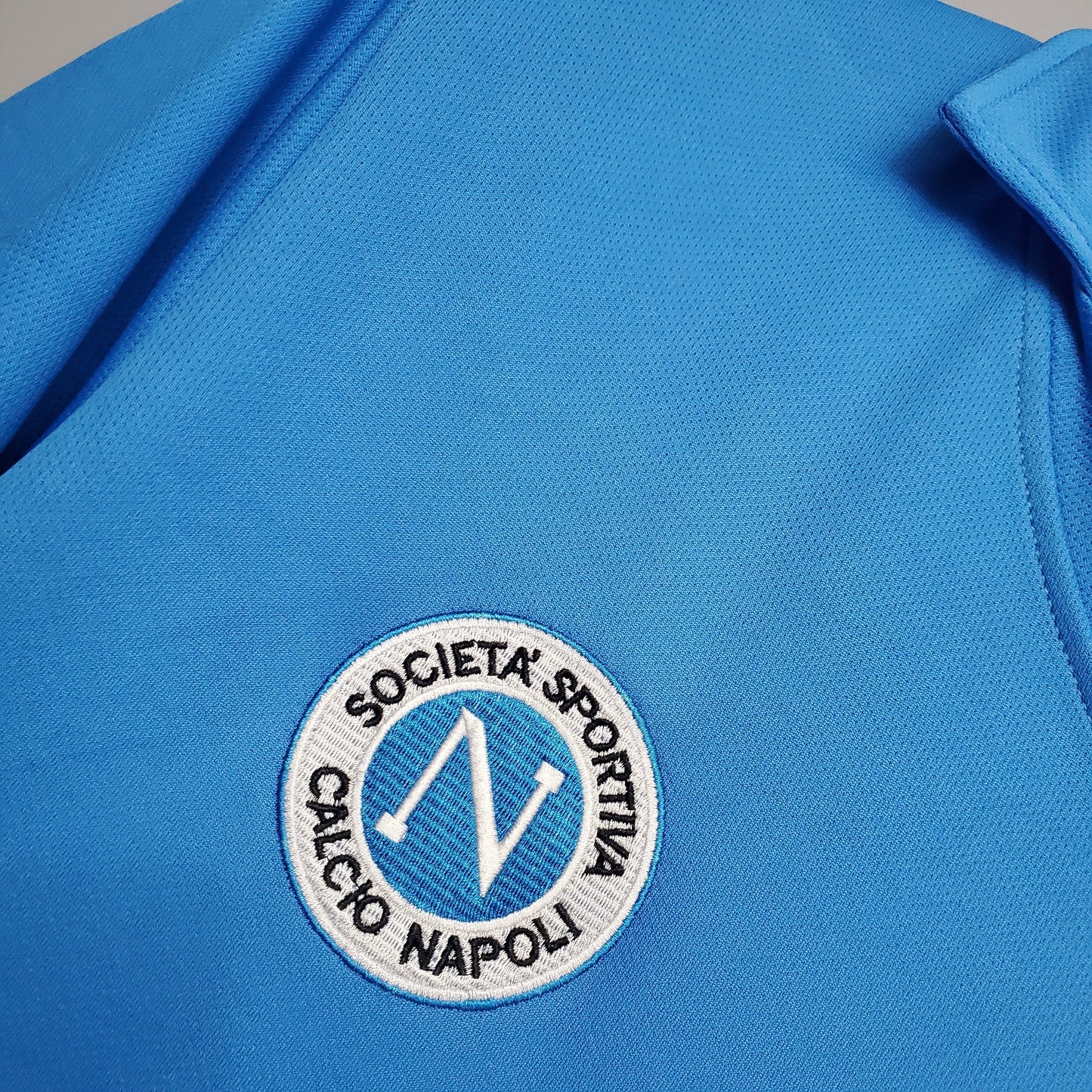 Camisa Napoli Titular 88/89 - Versao Retro - vista traseira