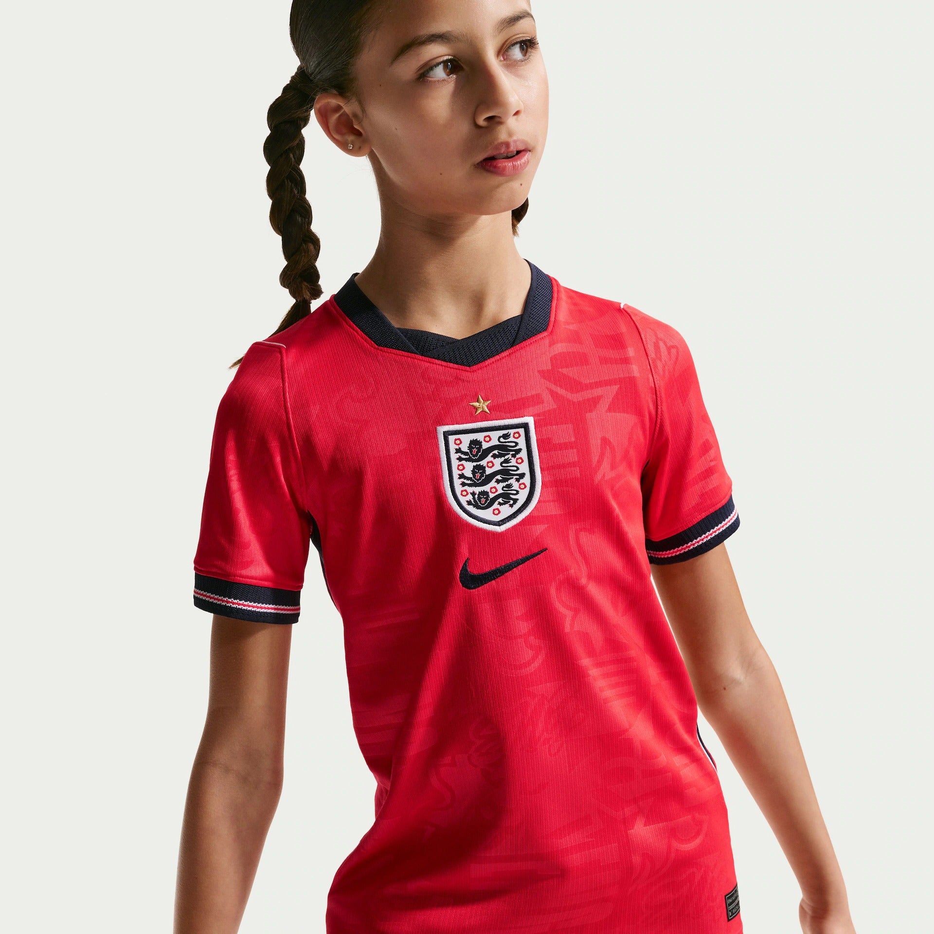 Conjunto Infantil Inglaterra 2026/27 I Kit - vista traseira