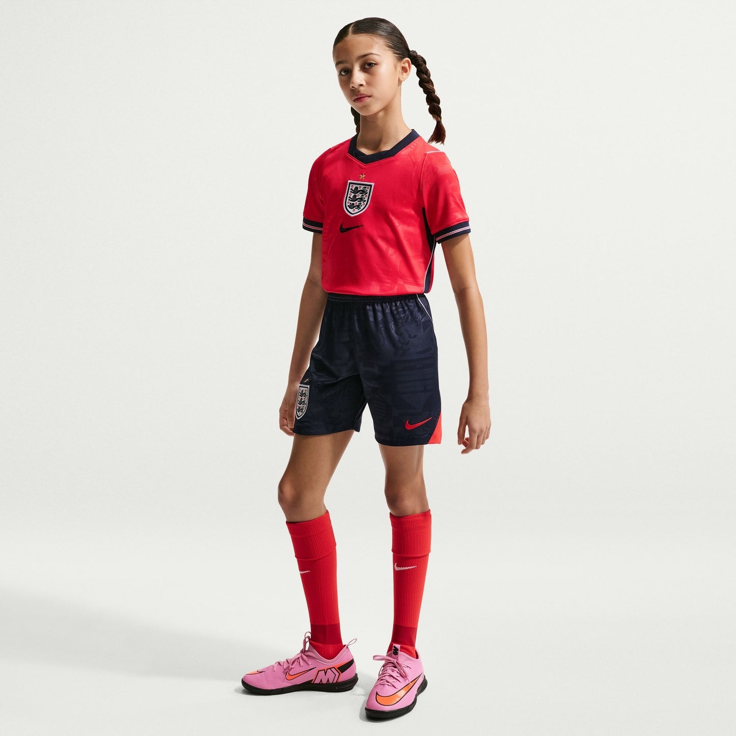 Conjunto Infantil Inglaterra 2026/27 I Kit - detalhe