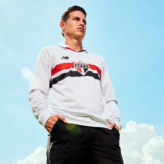 Camisa Manga Longa São Paulo 2024 - (Personalizada ALEX-10) / Pronta Entrega