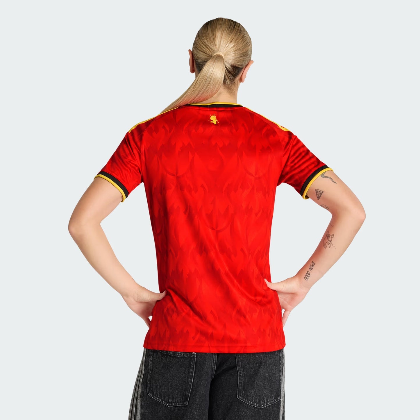 Camisa Feminina Belgica 2026/27 II - vista traseira
