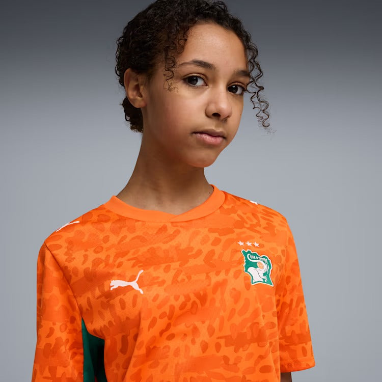 Camisa Infantil Costa do Marfim 2026/27 I - vista traseira