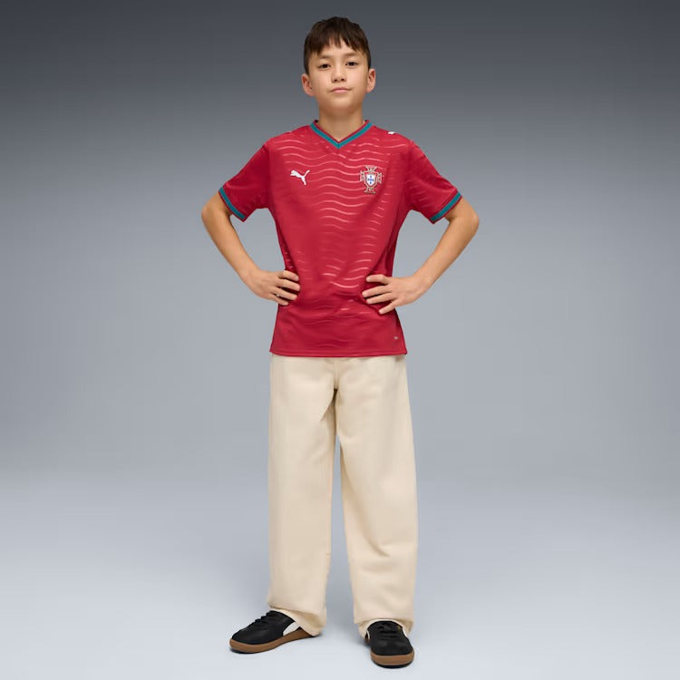 Camisa Infantil Portugal 2026/27 I - vista frontal