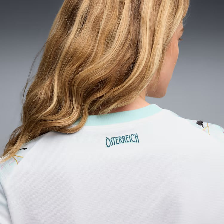 Camisa Feminina Austria 2026/27 II - vista traseira