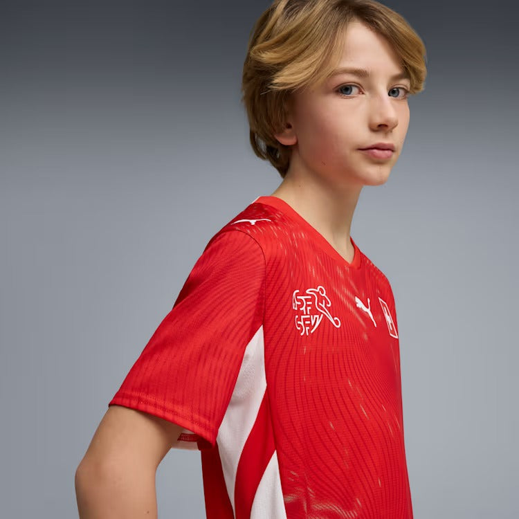 Camisa Infantil Suica 2026/27 I - detalhe