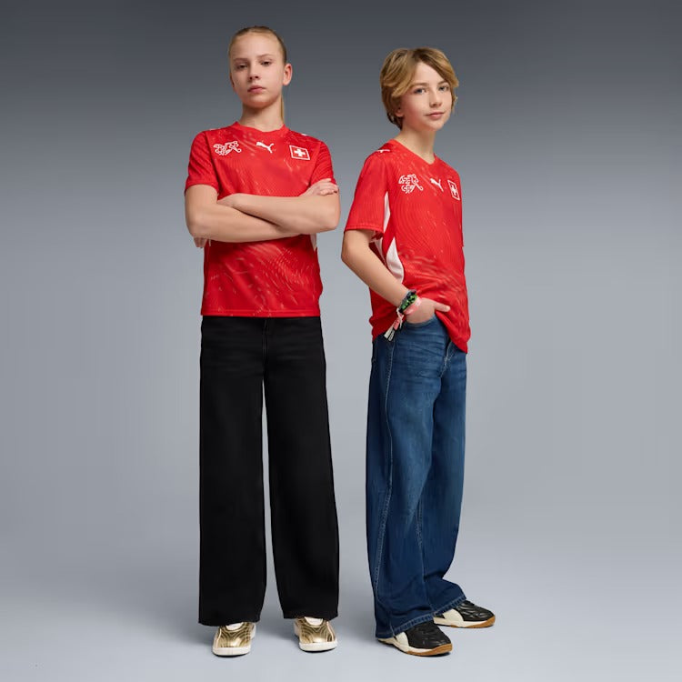 Camisa Infantil Suica 2026/27 I - vista frontal