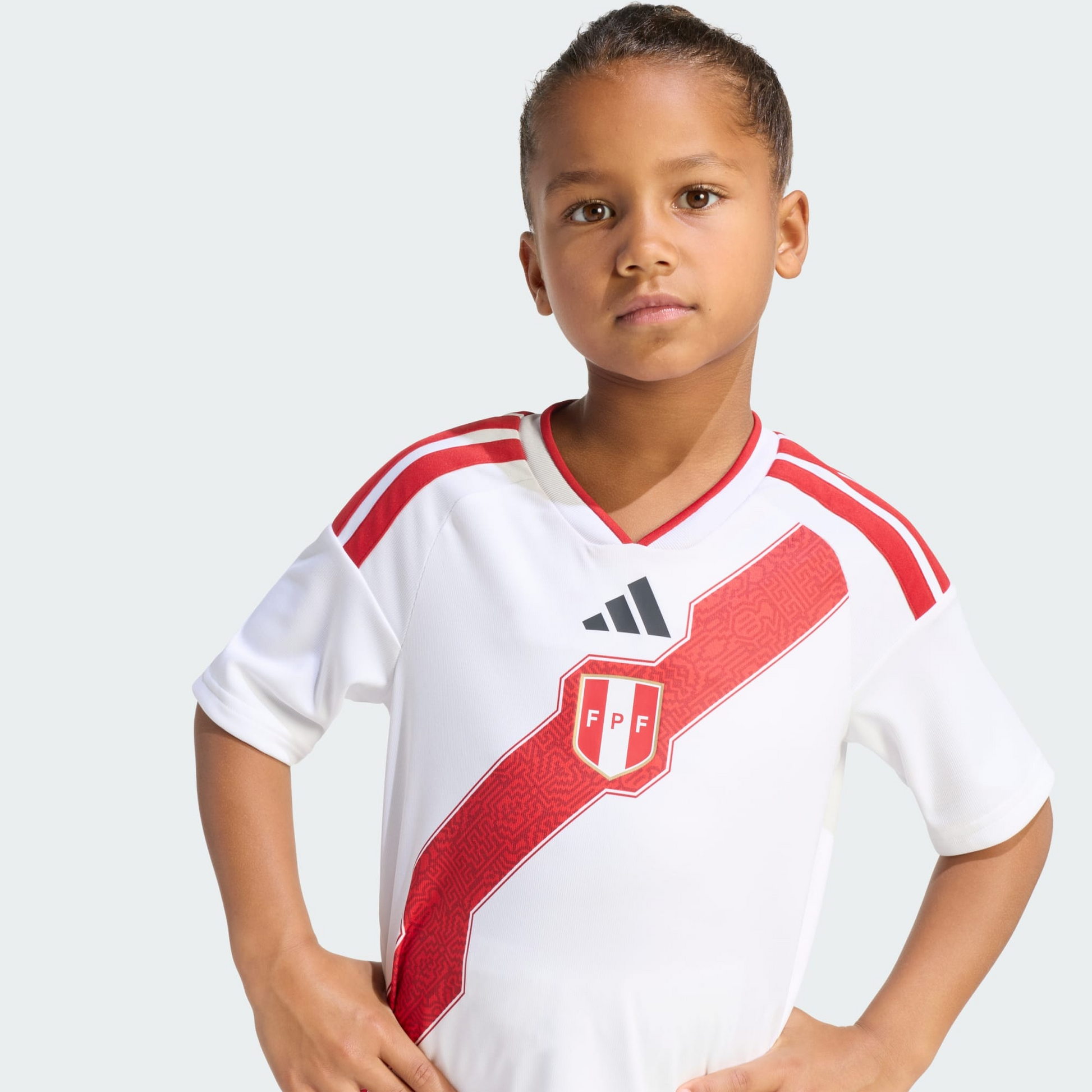 Conjunto Infantil Peru 2026/27 I Kit - detalhe